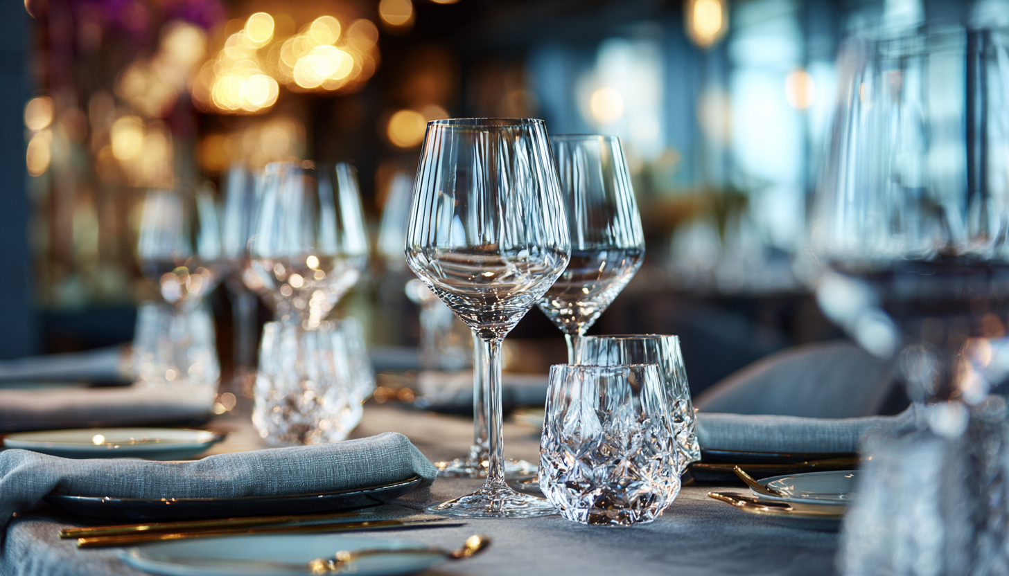 Différents types de verres