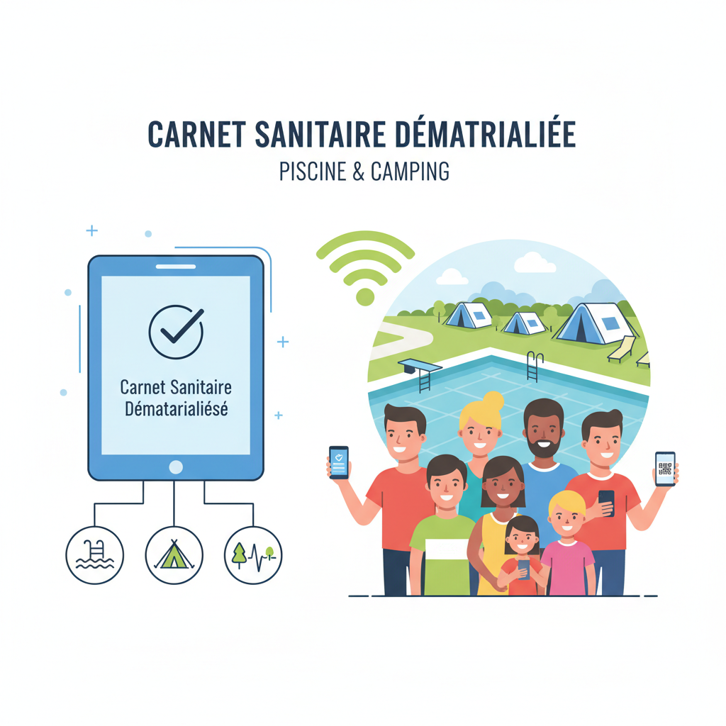 carnet sanitaire dématérialisé piscine camping