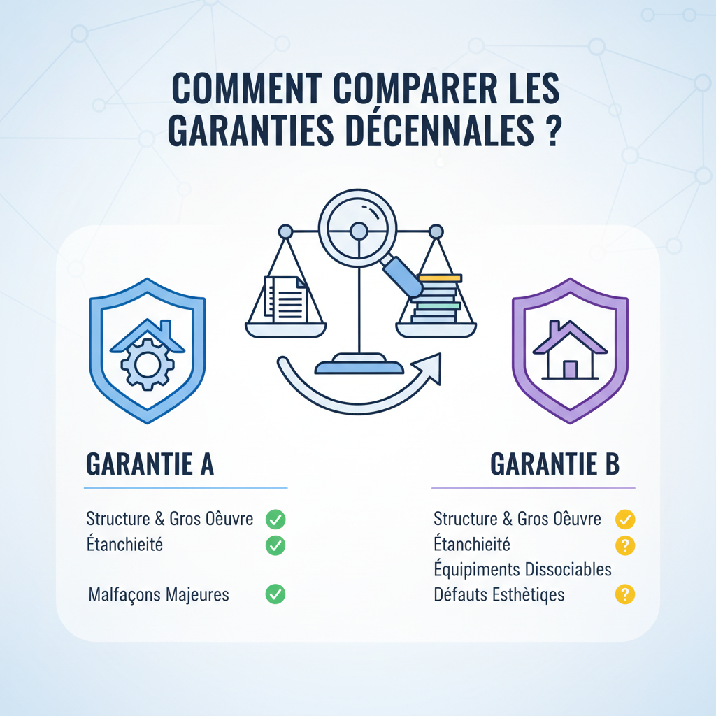 Comment comparer les garanties décennales ?
